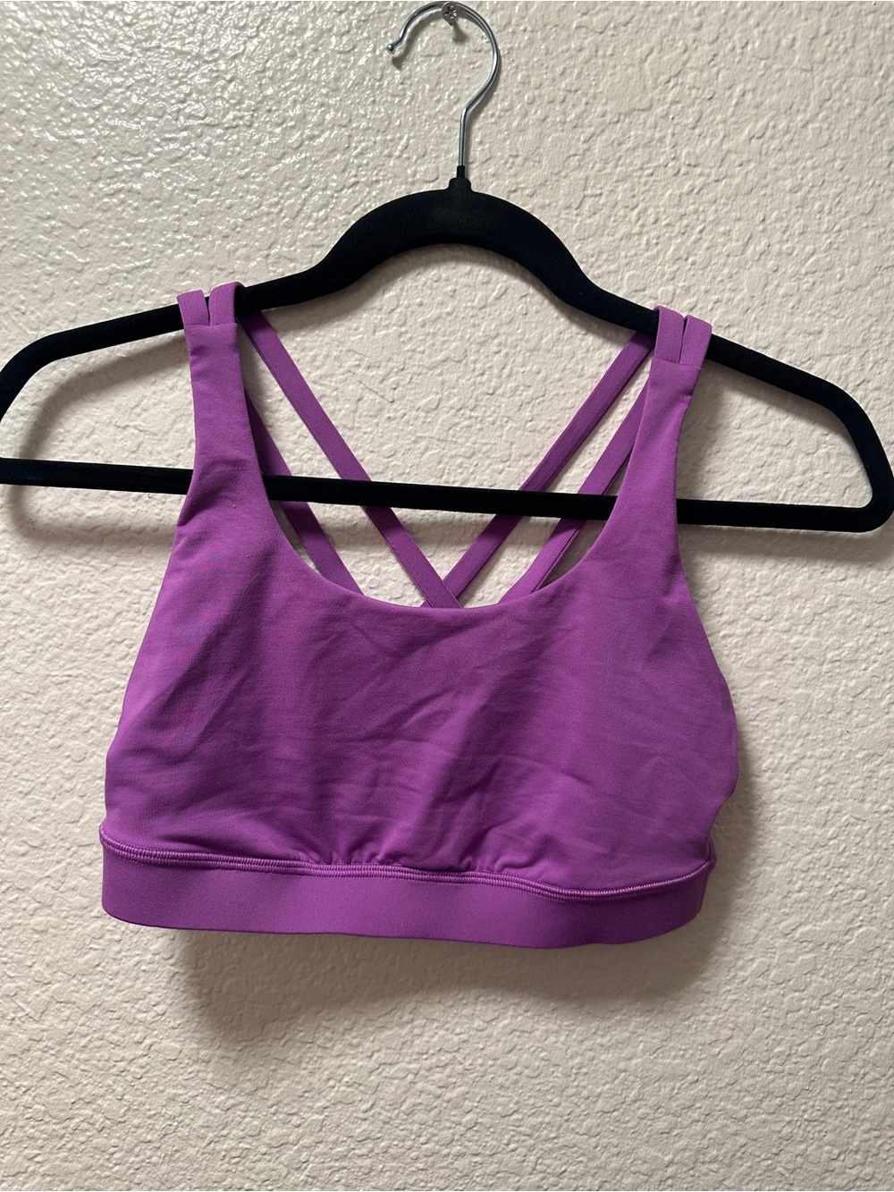 Lululemon purple sports bra size 6